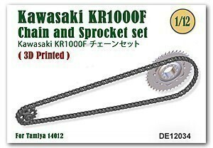 Ｄプリンターチェーン タミヤ 1/12 KAWASAKI KR1000 DE12034