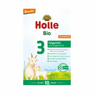 送料無料 ホレ Holle ヤギ オーガニック 粉ミルク Step 3 (10ヶ月～36ヶ月) 400g 