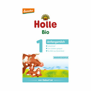 送料無料 ホレ Holle 牛 オーガニック 粉ミルク Step 1 (0ヶ月～6ヶ月) 400g 