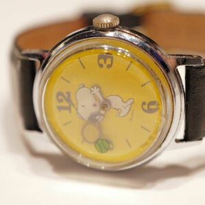 Timex Snoopy アンティーク 腕時計 ビンテージ ヴィンテージ スヌーピー 当時物 ウッドストック スヌーピーミュージアム ミッキーマウス の画像3