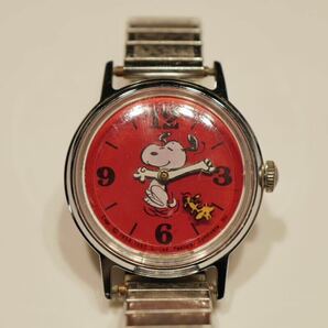 Timex Snoopy 2 アンティーク 腕時計 ビンテージ ヴィンテージ スヌーピー 当時物 ウッドストック スヌーピーミュージアム ミッキーマウス の画像1