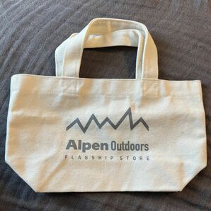 新品未使用 Alpen outdoors キャンバス ミニトートバッグ