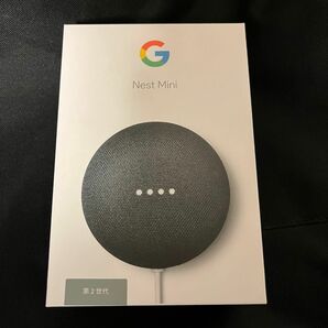 グーグル　ネストミニ　第2世代　GA00781-JP スマートスピーカー Google Nest Mini チャコール