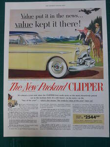 i即決【mid-century advertising/LIFE/POST/広告144】Packard/パッカード/自動車/1953年/ミッドセンチュリー/アメリカンカルチャー