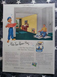 i即決【mid-century advertising/LIFE/POST/広告344】Dutch Boy/ダッチボーイ/ハウスペイント/1950年/ミッドセンチュリー/アメリカン