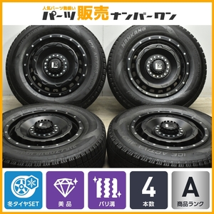 【美品 バリ溝】LEXXEL SWAGGER OLD STYLE 16in 7J +35 PCD114.3 ナンカン ICE ACTIVA AW-1 215/70R16 デリカD:5 アウトランダー X-TRAIL