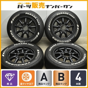 【美品】ファブレス ヴァローネ MC-9 16in 6.5J+38 PCD139.7 ヨコハマ パラダ PA03 215/65R16 ハイエース レジアスエース ホワイトレター