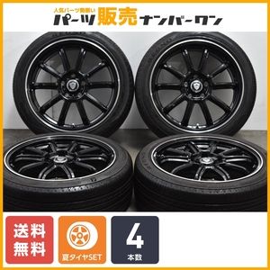 【2022年製 レグノ付】エステローザ 18in 7.5J +48 PCD114.3 ブリヂストン REGNO GR-XII 215/45R18 ノア ヴォクシー アクセラ アテンザ