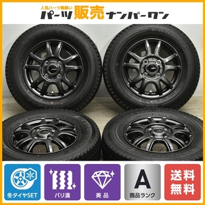 【2023年製 バリ溝 美品】EMBELY 12in 3.50B +44 PCD100 グッドイヤー アイスナビ カーゴ 145/80R12 80/78N LT ハイゼット キャリィ NT100