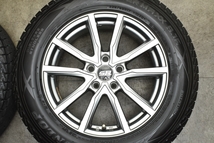 【美品 バリ溝】SR 17in 7J +53 PCD114.3 ダンロップ ウィンターマックス SJ8 225/65R17 CR-V レガシィアウトバック CX-5 エクストレイル_画像4