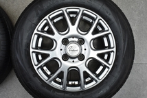 【美品 バリ溝】ヴェルサンディ 14in 5.5J +38 PCD100 ナンカン 175/70R14 アクア ヤリス ヴィッツ カローラフィールダー フィット マーチ_画像4