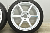 【送料無料】アドバンレーシング RG II 18in 8JJ +45 PCD114.3 ブリヂストン ポテンザ RE-11 225/40R18 2本販売 マークII チェイサー_画像4