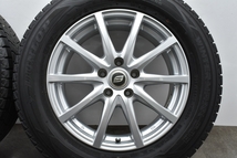 【程度良好品】エルベ S10 17in 7J +48 PCD114.3 ダンロップ ウインターマックス SJ8 225/65R17 エクストレイル レガシィアウトバック_画像6