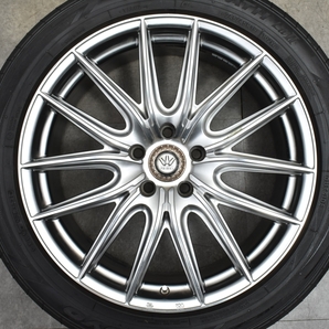 【バリ溝】ロクサーニ パラボーラ 19in 8J +38 PCD114.3 トーヨー トランパス LuII 245/45R19 アルファード ヴェルファイア エルグランドの画像3