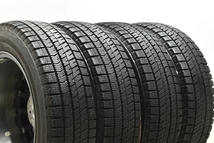 【バリ溝】グラス 14in 5J+39 PCD100 ブリヂストン ブリザック VRX2 165/65R14 2021年製 タンク ルーミー トール ジャスティ スタッドレス_画像7