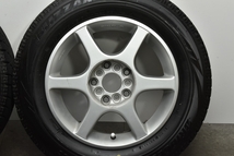 【程度良好品】6本スポーク 15in 6.5J +46 PCD100/114.3 ブリヂストン ブリザック VRX 195/65R15 プリウス カローラツーリング 即納可能_画像6