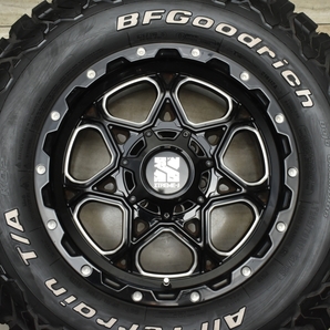 【バリ溝】XTREME-J XJ06 17in 8J +20 PCD139.7 BFグッドリッチ オールテレーンT-A KO2 265/70R17 プラド ハイラックス サーフ 即納可能の画像4