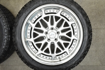 【美品 バリ溝】WORK グランシーカー GRANSEEKER DMX 20in 9J +38 PCD114.3 ニットー NOMAD GRAPPLER 265/45R20 ハリアー RAV4 CX-5 CX-8_画像4