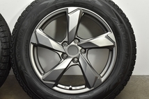 【バリ溝 美品】EUROAXIS 18in 8J +39 PCD112 ヨコハマ アイスガード SUV G075 235/60R18 2023年製 アウディ FY Q5 スポーツバック_画像6