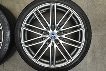 【程度良好品】WEDS LEONIS NAVIA03 19in 8J +50 PCD114.3 ATR SPORT 225/40R19 オデッセイ カムリ プリウスα ジューク レヴォーグ_画像4