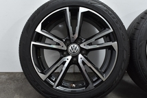 【バリ溝品】ユーロテック GAYA SOLI 17in 7.5J +50 PCD112 NITTO NT555 G2 225/45R17 フォルクスワーゲン VW ゴルフ アウディA3 送料無料_画像5