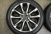 【送料無料】マツダ アクセラスポーツ 純正 18in 7J +50 PCD114.3 ケンダ アイステックネオ KR36 225/45R18 MAZDA3 アテンザ 流用 即納可_画像3