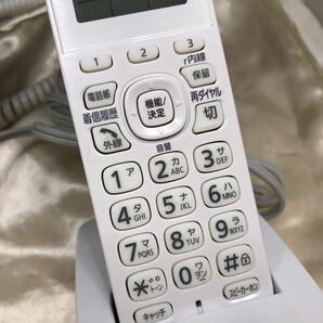 電話 FAX電話 パナソニックPanasonic FAXファックス KX-PD215-W おたっくす 子機1台 KX-FKD404-W1 通電確認済みの画像9