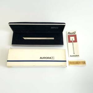 3673 ☆ 1円スタート ☆ AURORA アウロラ Thesi テッシー ボールペン SV925 シルバー925 文房具 筆記用具 MADE IN ITALY 