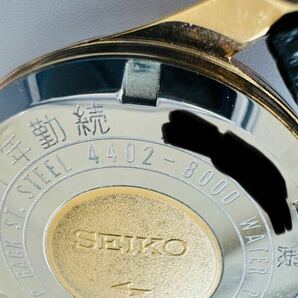 3682 ☆ 1円スタート ☆ KING SEIKO キングセイコー セイコー 4402-8000 手巻き 25石 メンズ ウォッチ 腕時計 稼動中 現状渡し (記名有)の画像9