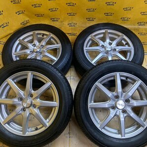 K-1067☆2022年製☆185/60R15 TOYO SD-7☆AQUA 15x5J+39 4/100 ハブ径約67㎜☆ヤリス ヴィッツ フィールダー☆の画像1