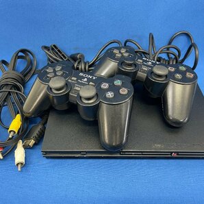 【ジャンク扱い】SONY/ PS2 PlayStation2 SCPH-70000 本体 動作未確認 プレステ 電源コードなし SCPH-10010 コントローラー2個付きの画像1