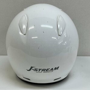 ジャンク☆SHOEI ショウエイ J-STREAM Super Flow Dual Liner Lサイズ ホワイトカラー 内部劣化の画像4