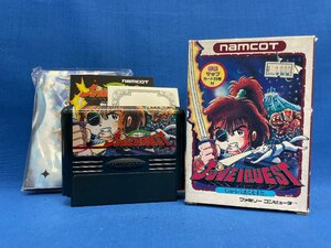 ・【レア 希少・珍品】★未使用 JUVEIQUEST じゅうべえくえすと 特性マップ カード付き ナムコ FC ファミコン ゲーム ソフト