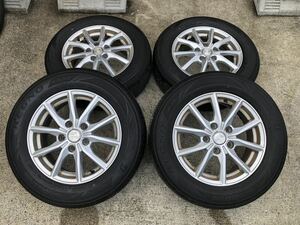 195/65R15 15インチ MANARAY BRIDGESTONE REGNO ET45 6J 5穴 アルミ付き夏タイヤ 4本セット セレナ ノア ヴォクシー ステップワゴン☆