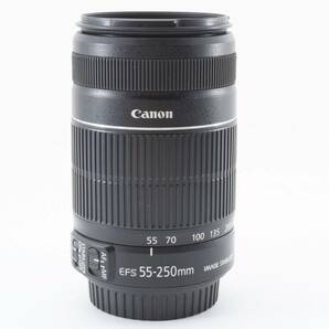 ★【限定！美品 取説つき】 Canon EF-S55-250mm F4-5.6 IS II ★ EF-S55-250IS2 手振れ補正付き 純正望遠レンズ 2112551の画像2