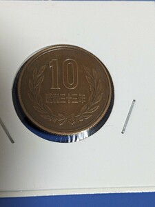 特年昭和３３年ギザ10円流通品