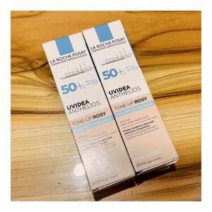 【未使用】2本セット　ローズ30ml ラ ロッシュ ポゼUVイデア XL プロテクショントーンアップ ローズ