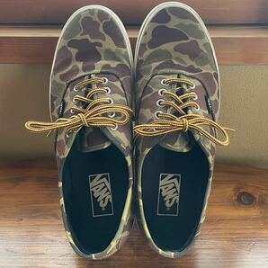 VANS AUTHENTIC WAXED CANVAS CAMO バンズ オーセンティック ワックスド キャンバス カモ US9.5 27.5cm / スニーカーの画像8