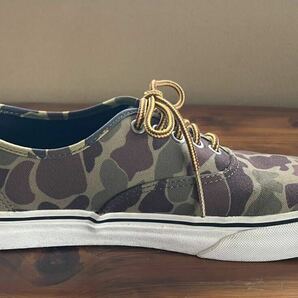 VANS AUTHENTIC WAXED CANVAS CAMO バンズ オーセンティック ワックスド キャンバス カモ US9.5 27.5cm / スニーカーの画像7