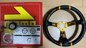 【正規品】MOMO DRIFTING 35パイ 85mm ディープコーン オレンジスポーク