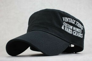 ★VINTAG THING ワークキャップ　BK　帽子 メンズ レディース 新作 春夏 秋冬 トレンド★