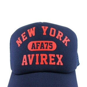 AVIREX アヴィレックス アビレックス メッシュキャップ メンズ 帽子 AFA75 ネイビー トレンド ブランド 春夏 秋冬の画像4