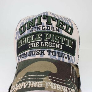 UNITED メッシュキャップ カモフラージュ キャップ 野球帽 帽子 メンズ レディース ロック バイカー ワイルドの画像4