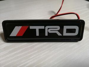 TRD LEDエンブレム イルミネーション TOYOTA トヨタ ステッカー 86 スープラ カローラ プリウス C-HR GR