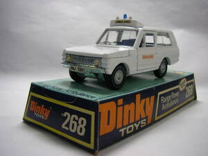 1970 period DINKY #268 initial model classic Range Rover Ambulance stretcher attaching Bubble pack Land Rover 