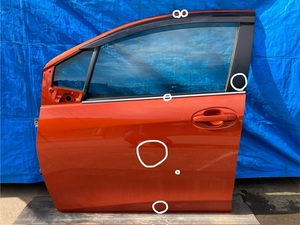  front door left front Vitz NSP130 Jewela Toyota 4R8 orange metallic 67002-52480 side visor repair assumption 