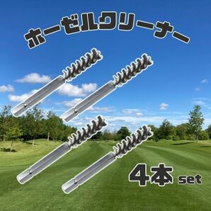 【A004】 ホーゼルクリーナー 4本 ゴルフ ブラシ リシャフト ドリルビット ウッド アイアンの画像1
