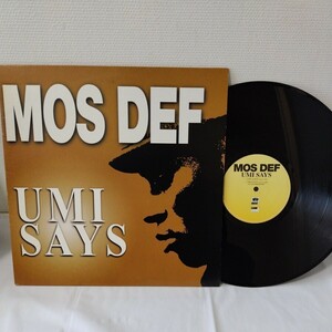 (12inch)Mos Def/Umi Says[Rawkus]レコード,UK盤,クラブ・ジャズ,モス・デフ,Weldon Irvine, Will I Am, Black Eyed Peas