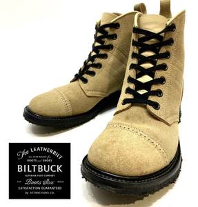 BILTBUCK Lot.543 Rough-Out Jump Boots ビルトバック スエード ジャンプブーツ ワークboots サンドベージュ 7.5D 参考価格74,800円