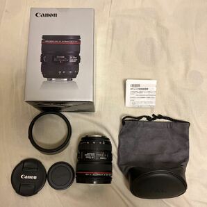 Canon EF24-70mm F4L IS USM & レンズポーチ LP1219の画像2